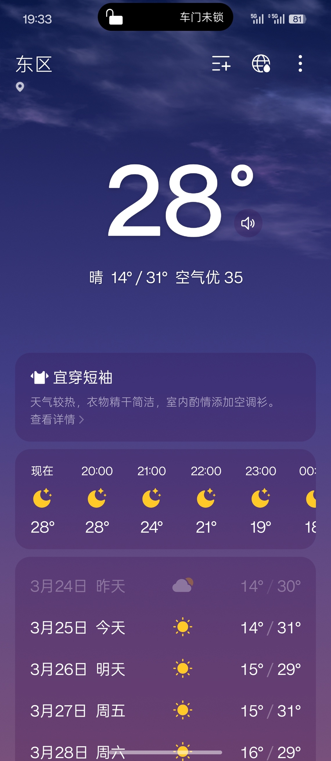 你们那里多少度了？
