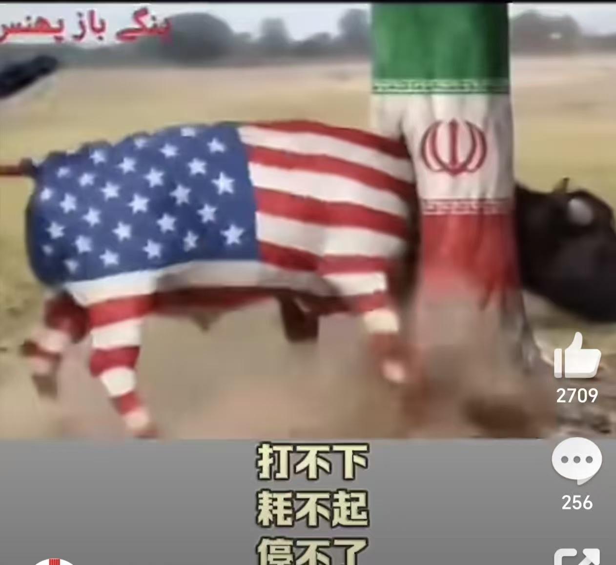 被伊朗人奚落的特朗普，

打不起，耗不起，停不下。

特朗普TACO(临阵退缩)