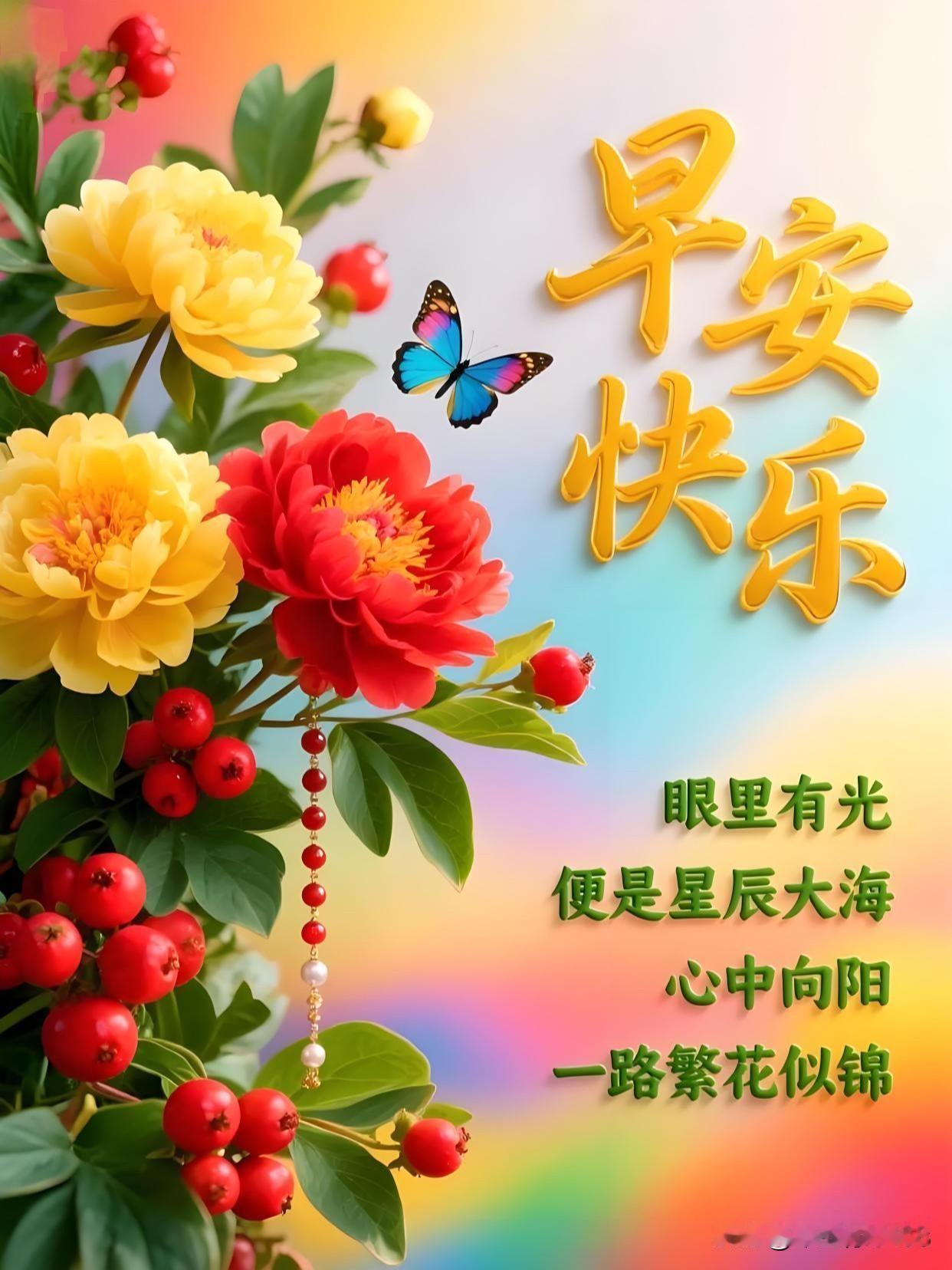 今天5月6日周三，送上早安，愿清风拂去烦闷，心事随流云般淡然；送上真挚，愿四季更