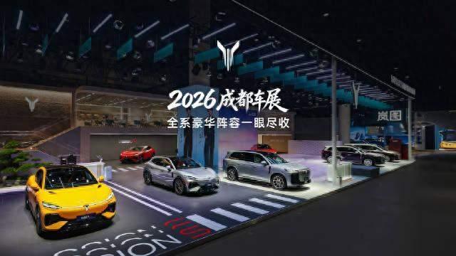岚图展台已就位！
