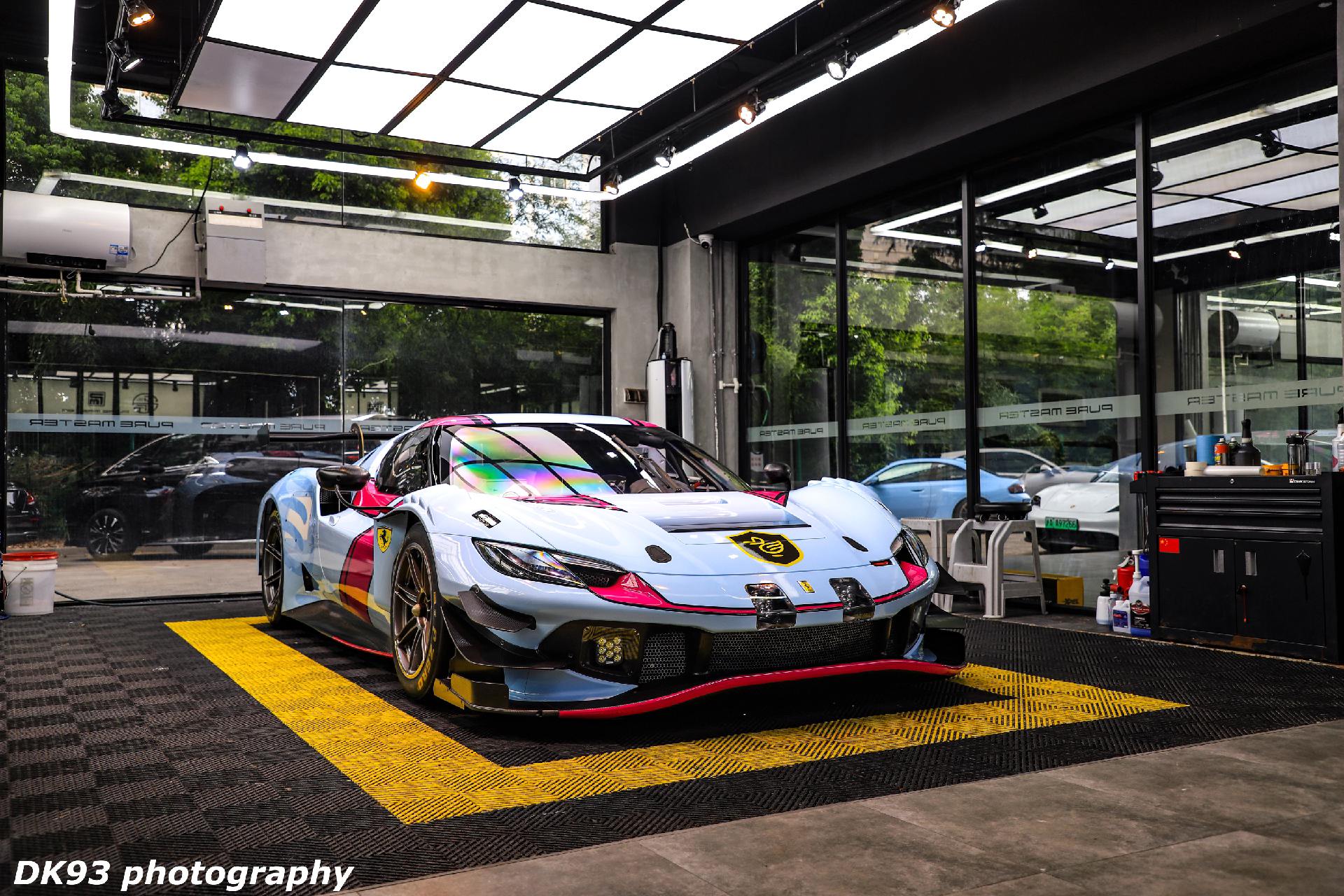 一饱眼福 碳为观止。国内法拉利的GT3太少了 法拉利296 GT3