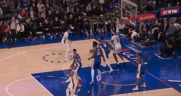 瑞安-罗林斯观察：持球操刀&突破取分，对阵费城砍下24+8P1罗林斯控制住篮板球