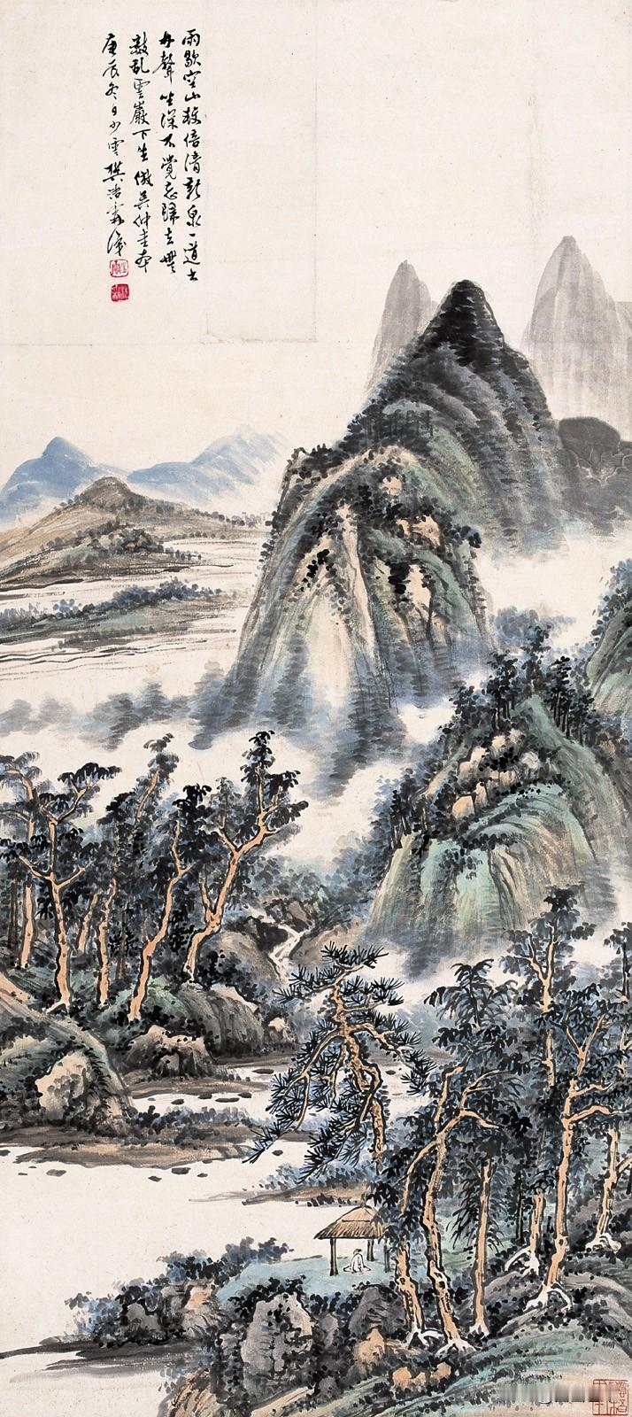 画家樊浩霖山水画