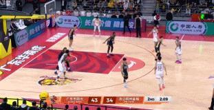 达卡里的内线攻势真的猛，他的对抗能力出色，技术也不糙，这才是最强的。广东男篮vs