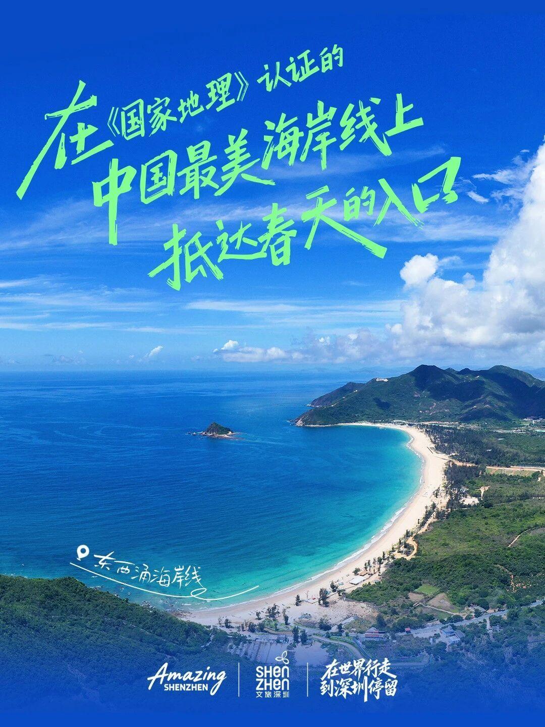 来深圳看海，大棚可以的，源自文旅深圳 深圳天气深圳生活
