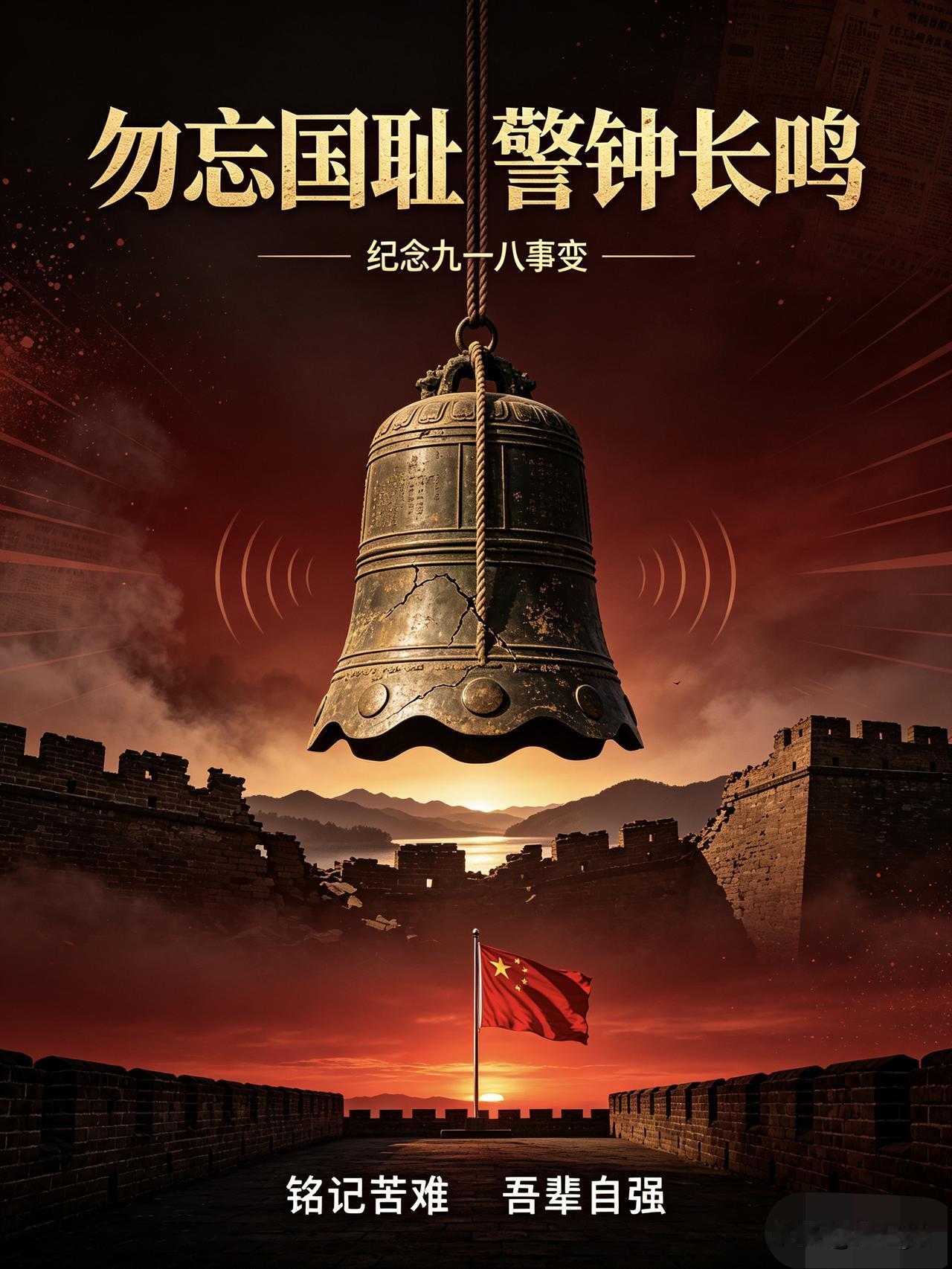 秋风萧瑟，警钟长鸣。1931年9月18日夜，沈阳城头的炮火打破了和平，山河破碎，
