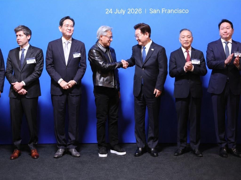 ❗️ 李在明去一趟美国，签下了9500亿美金的芯片合同，差不多等于韩国2025年