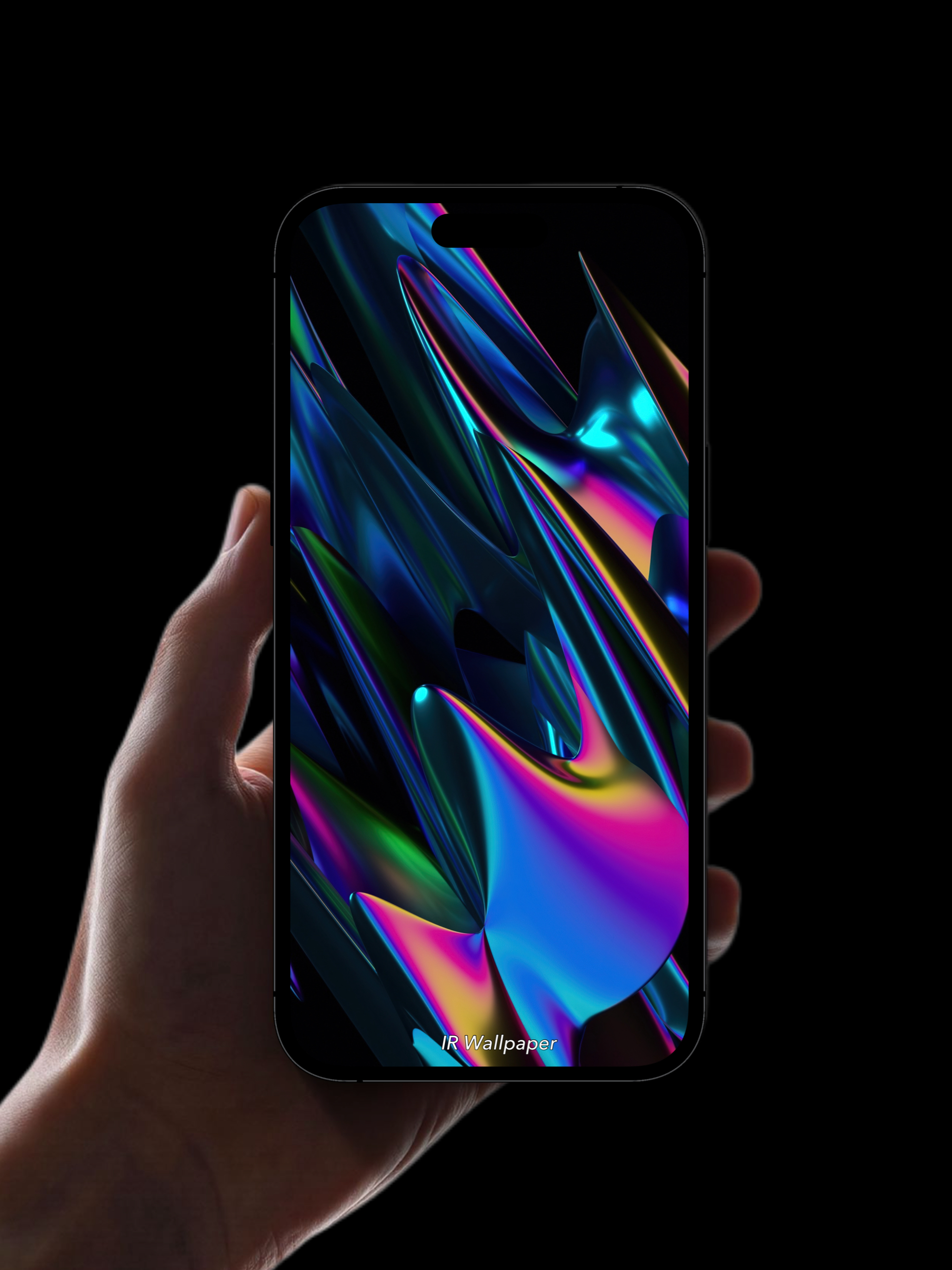 iOS幻彩液态金属 手机壁纸 ​​​