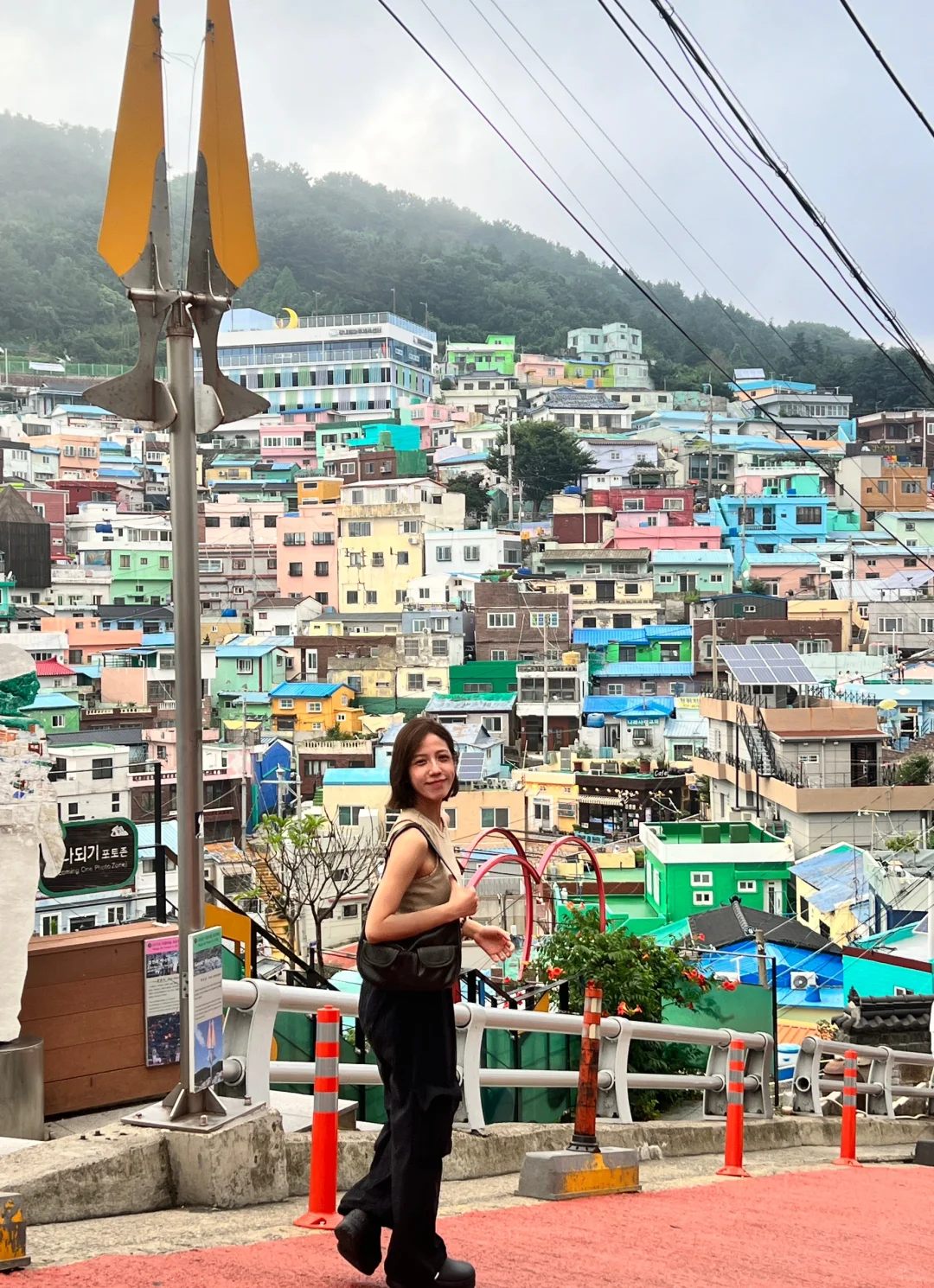 暑假在韩国的🙋‍♂️釜山甘川文化村好出片📷