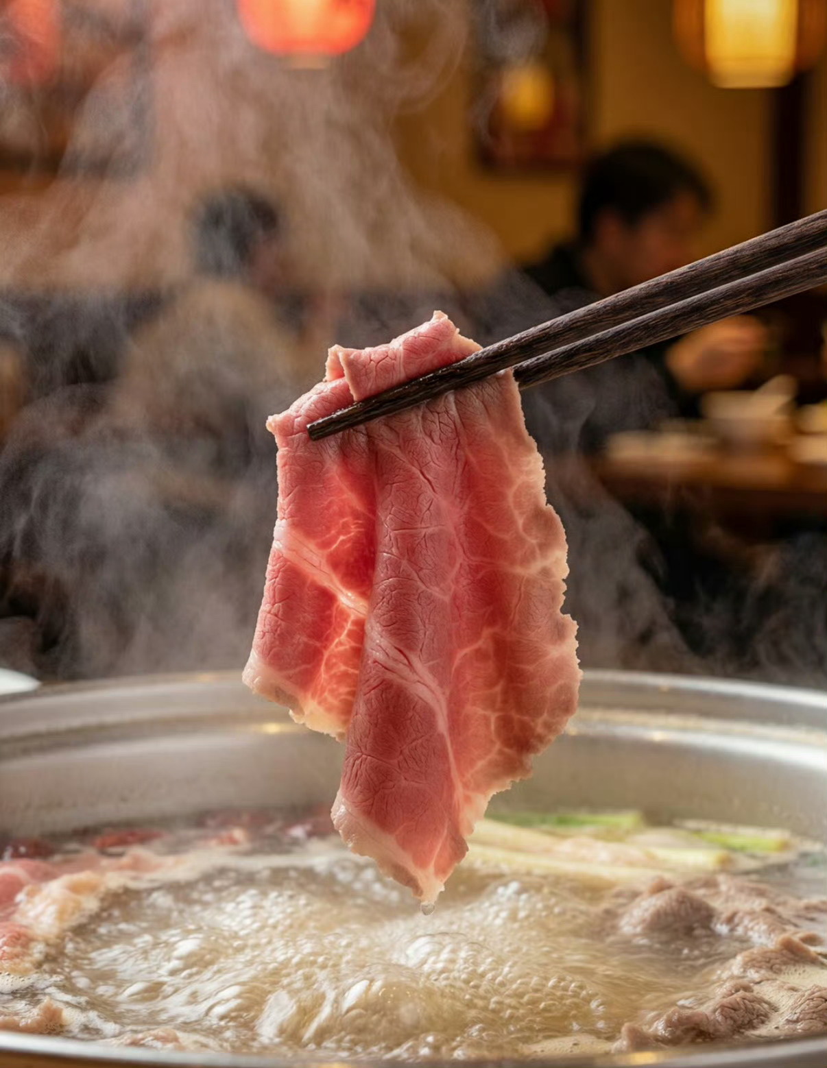 新鲜牛肉烫10秒到底够不够其实是够的，但我每次都害怕没熟，然后默默再多数几秒反复
