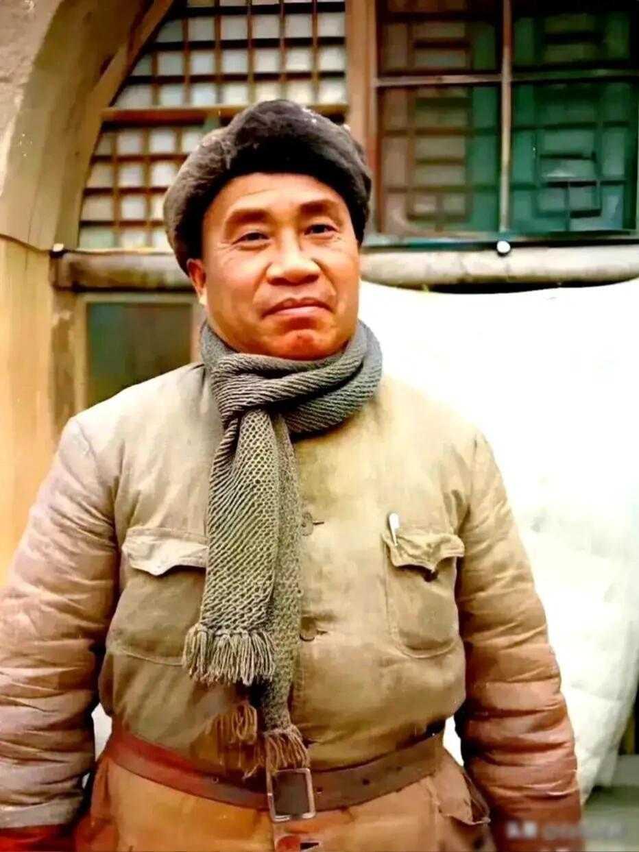 朱德在延安时期拍摄，面容慈祥和蔼可亲历史 老照片