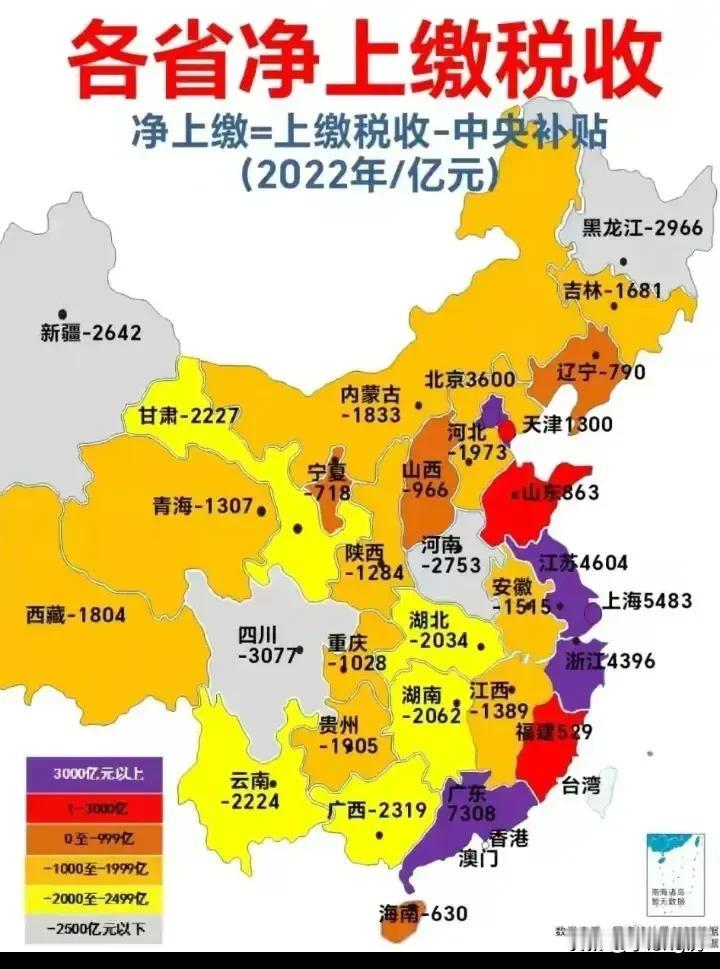 对国家贡献最大的地方排名来了

这是国家对国家贡献最大的地方，我们可以发现南方省