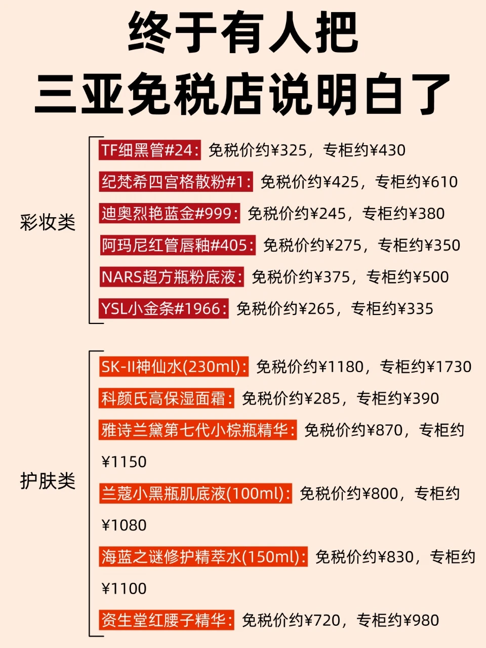 终于有人把三亚免税店讲明白啦