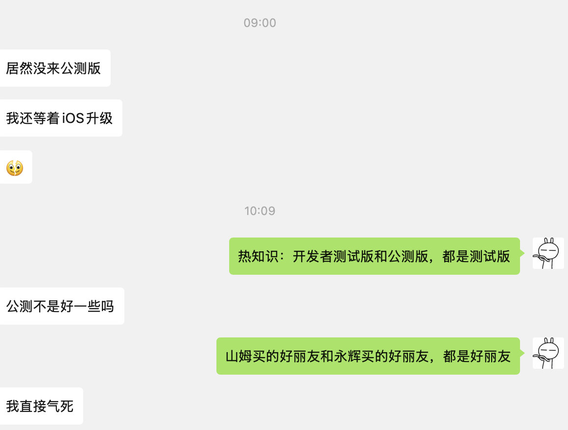 公测版 iOS 26 和开发者测试版 iOS 26 的区别。 ​​​