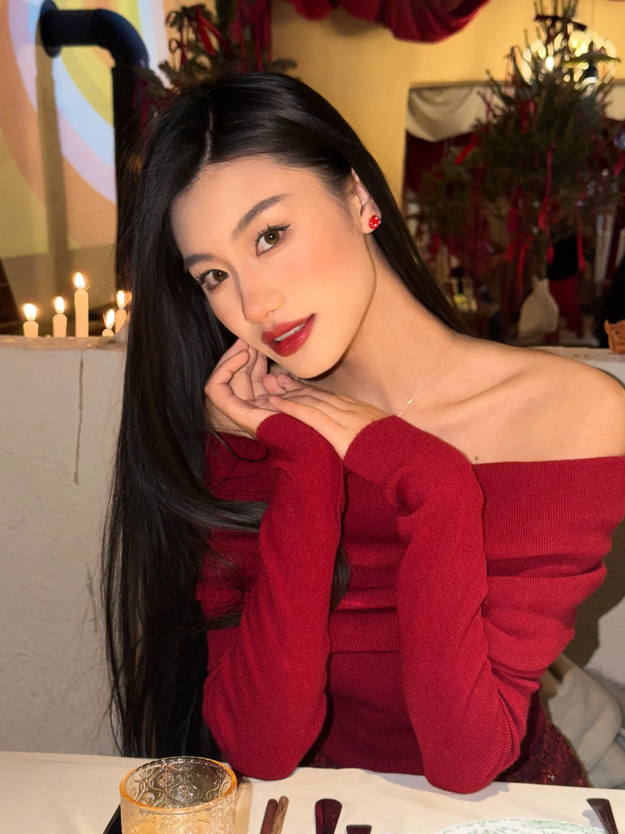 圣诞节穿了圣诞红🎄🧑‍🎄。🎄𝓒𝓱𝓻𝓲𝓼𝓽𝓶𝓪?...