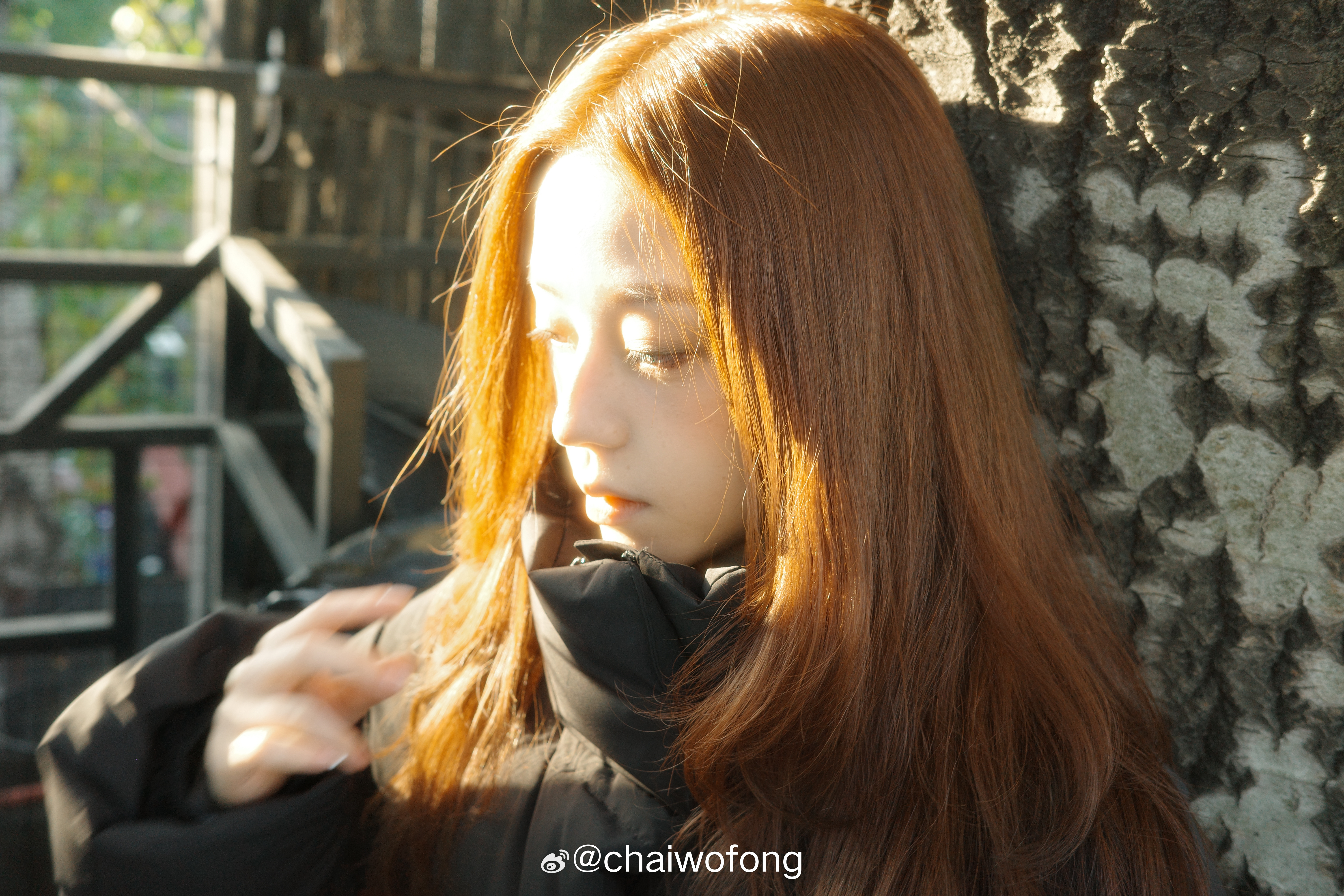 就這麼站在光里..爽 