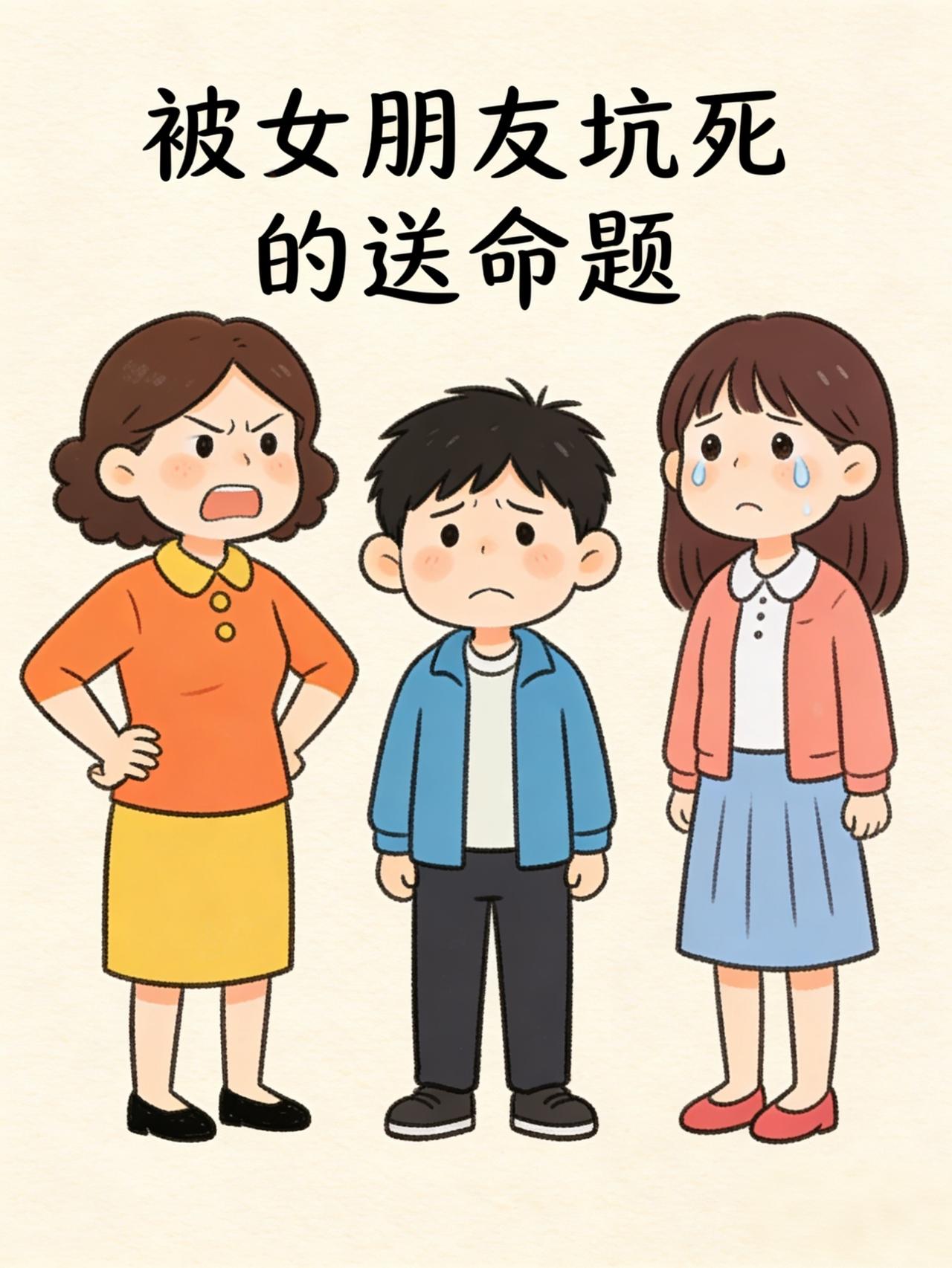 被女朋友的送命题坑到怀疑人生
 
昨天被女朋友灵魂拷问：“我和你妈同时掉水里，你