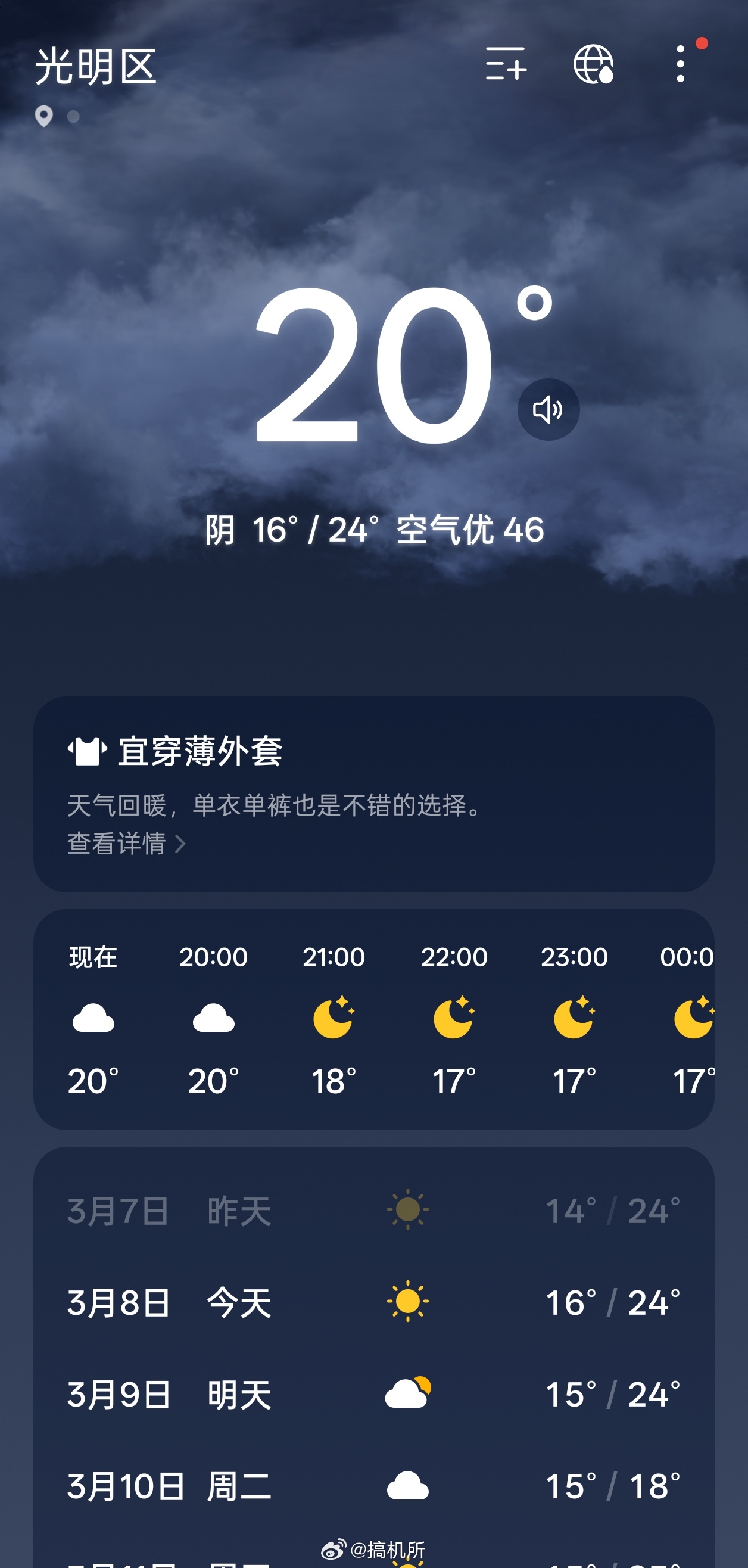 在北京穿了将近半年的羽绒服在广东就不一样了，一年能穿羽绒服的时间不超过一个月