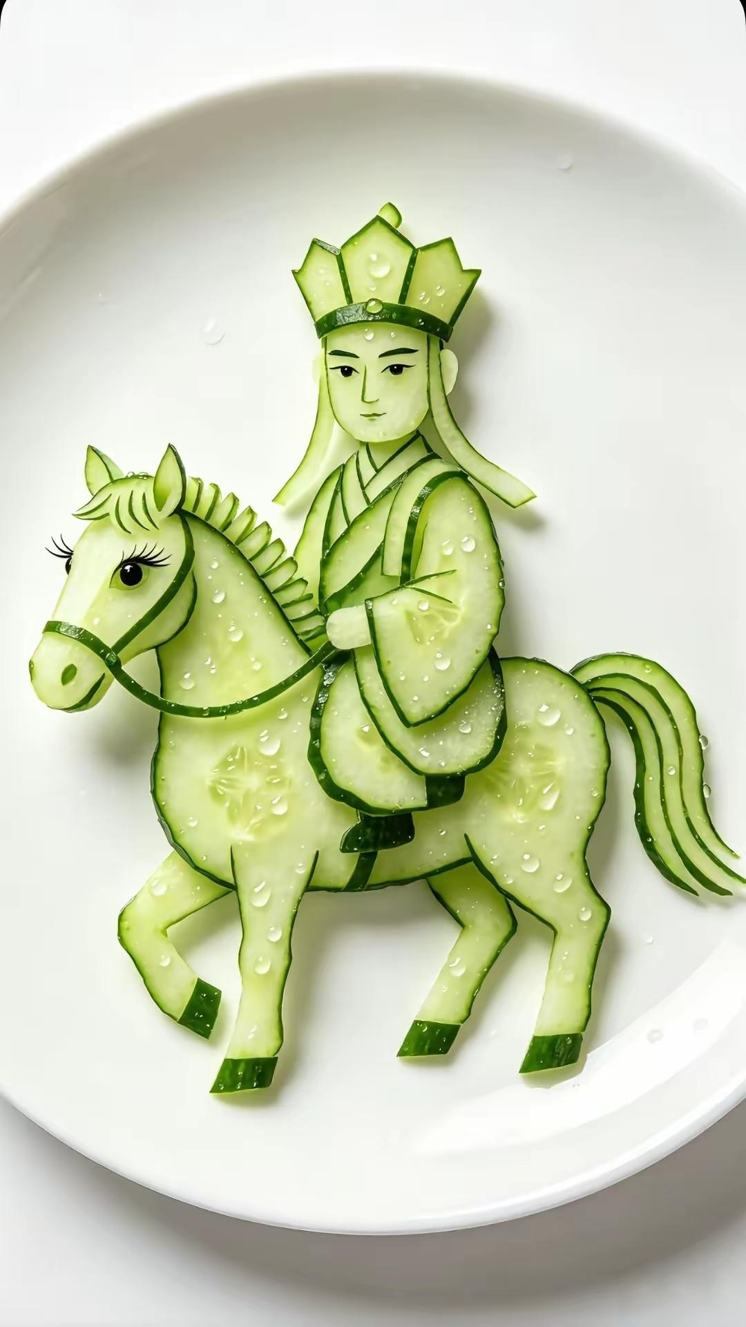 黄瓜这玩意儿，真是低调又实用。明明红火到全国，却少有人赞美。它一直绿着，我们吃的