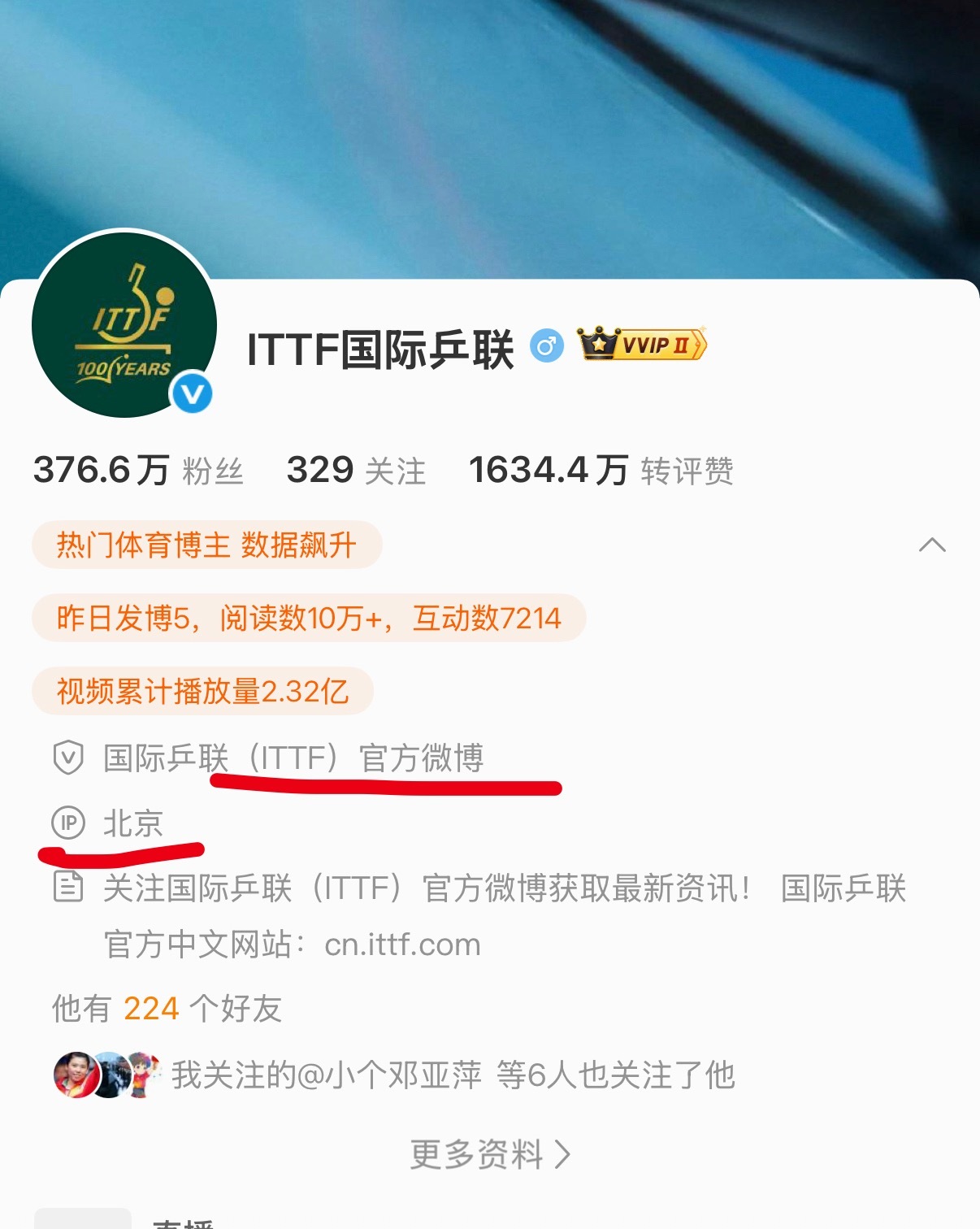 国际乒联官方id 原来在北京 