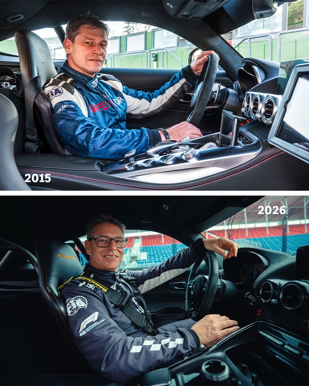 原本以为梅兰德叔叔会在自己作为F1安全车驾驶员参加的第500场大奖赛里会很忙，但