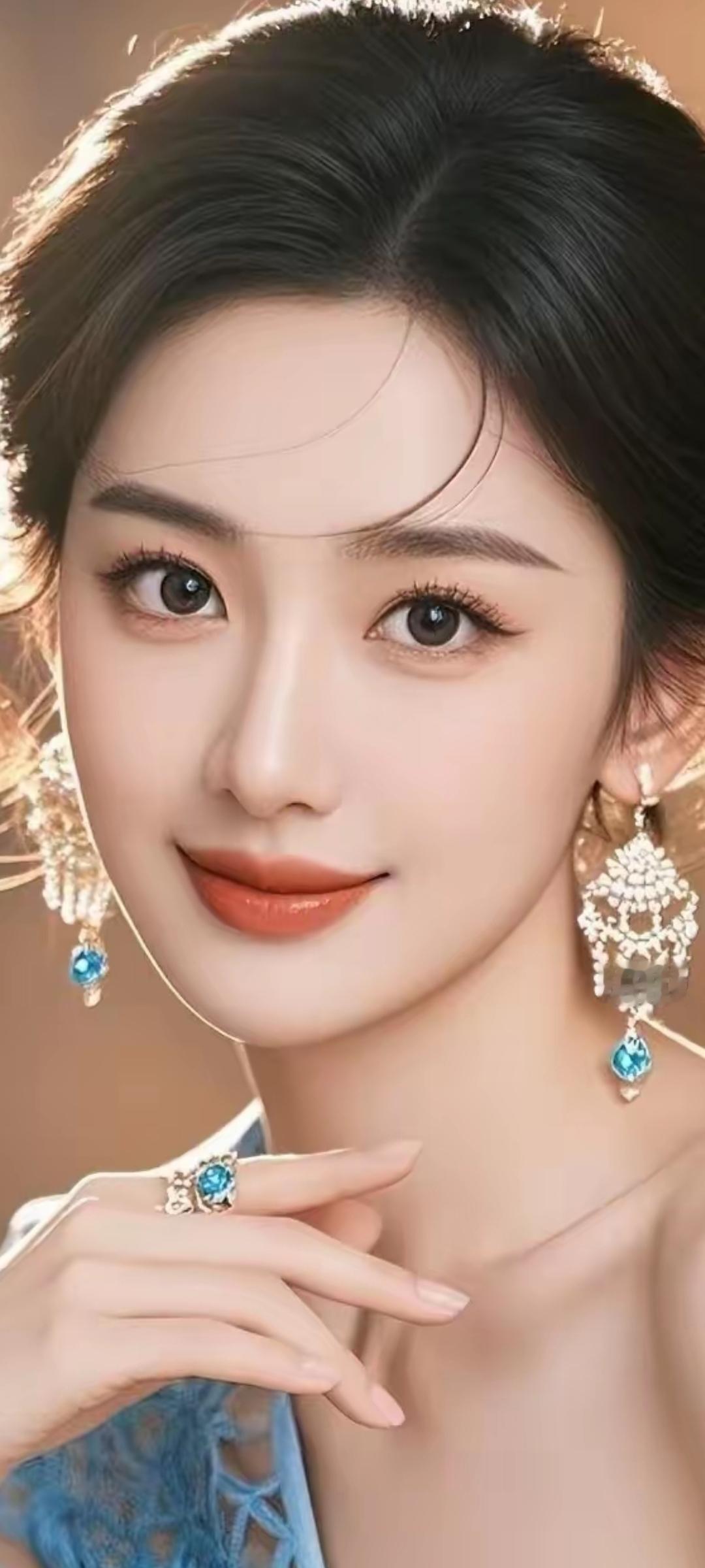 优雅蓝宝石耳环，闪耀你的每一个瞬间！💎✨