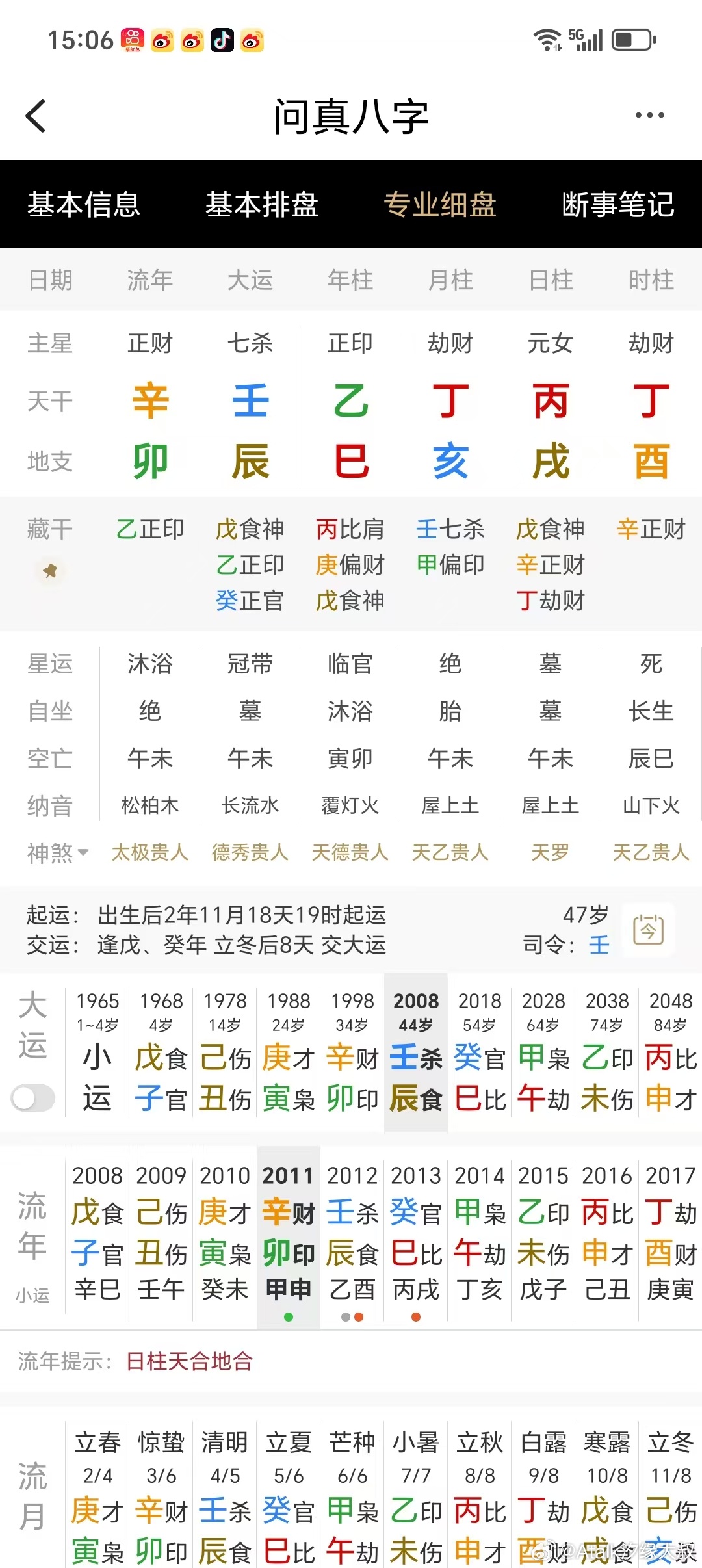 此女命，2010庚寅年，老公查出癌症，多方医治无效，2011年年初去世。日支为戌
