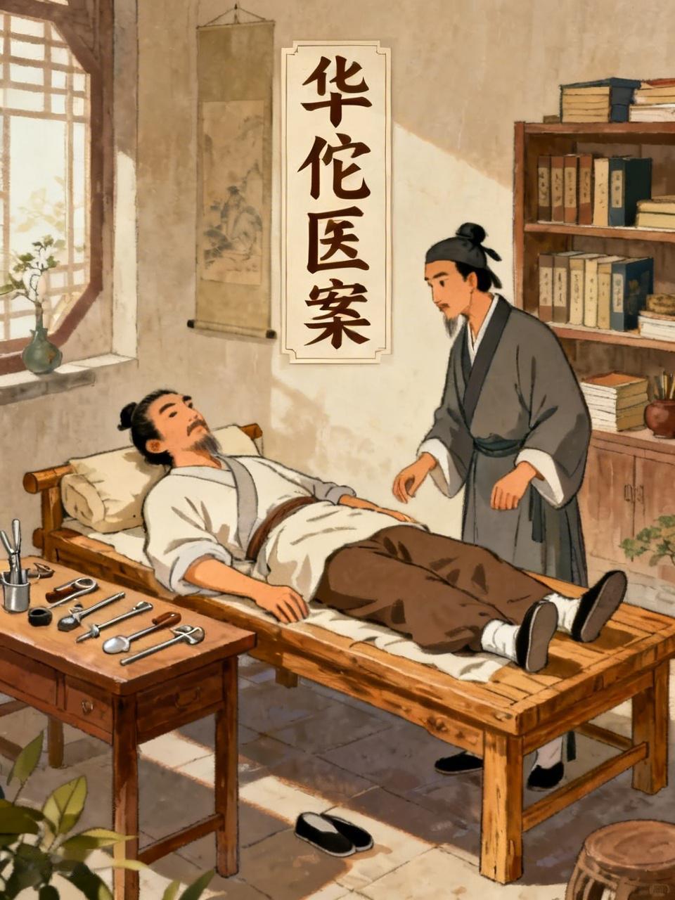 曹丞相对华佗真是因为多疑吗？换你，你也不信华佗。
开颅手术先别说对不对，就是治好