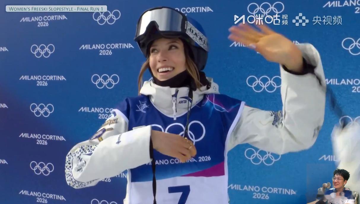 第一趟稳稳的！！！谷爱凌决赛