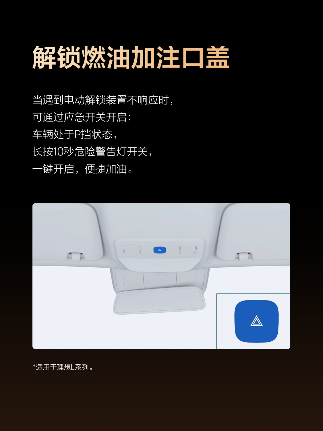 刚看到理想汽车官方发布的几个应急功能，确实在关键时刻能用上。首先就是重启HUD抬