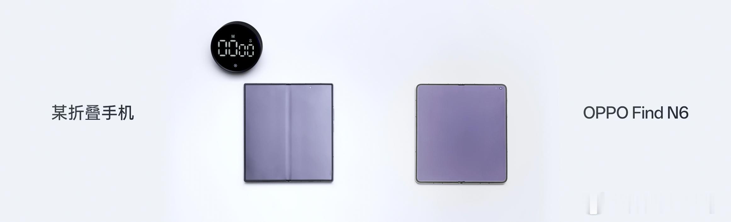 Find N6 是全球首款通过德国莱茵 60 万次折叠测试的产品，更是德国莱茵久