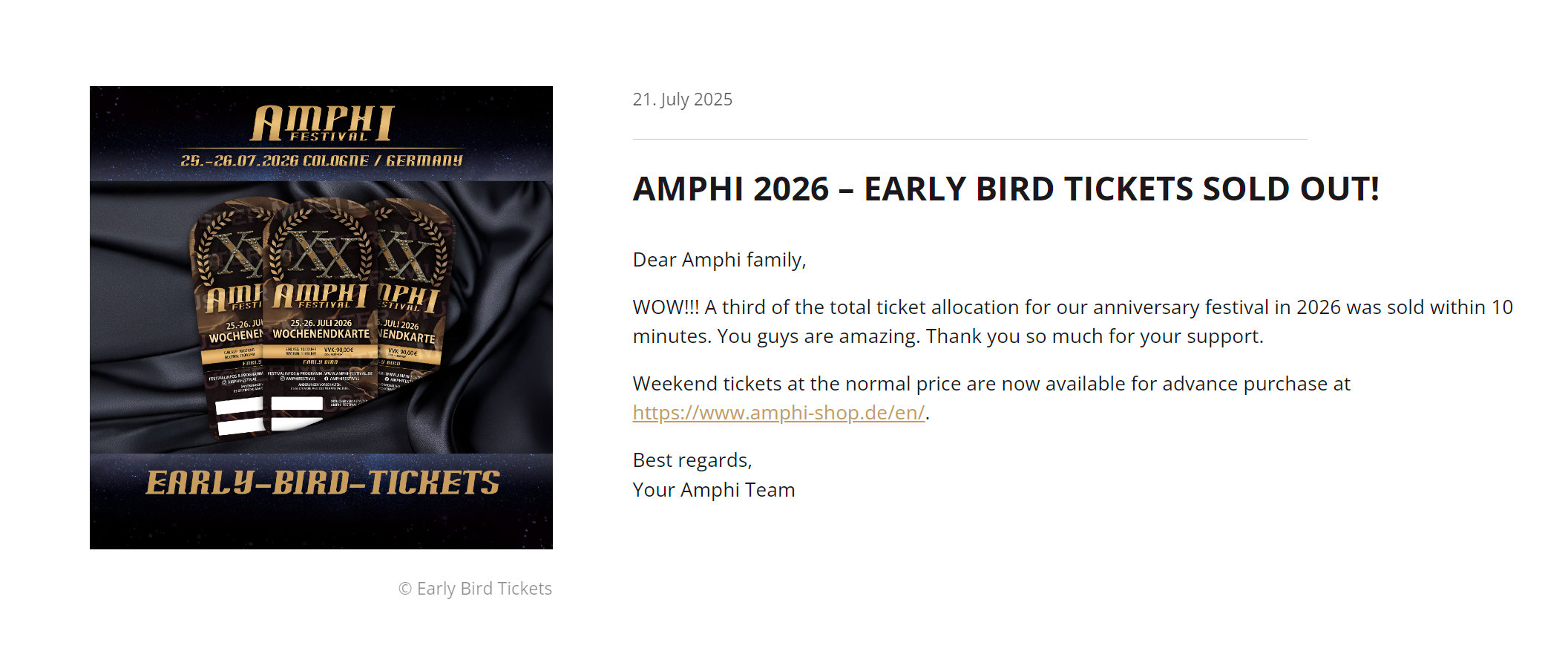 Amphi 2026 明年门票卖光了[笑cry][666]，这是一个仅次于Wav