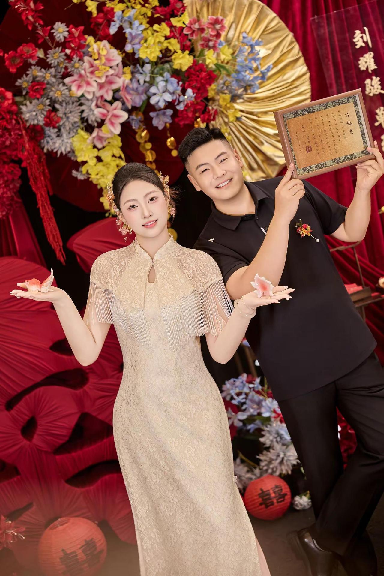 🎉🎉我最漂亮的外甥女订婚啦～真心祝福她一生幸福🎈和另一半佳偶天成🎈百年好