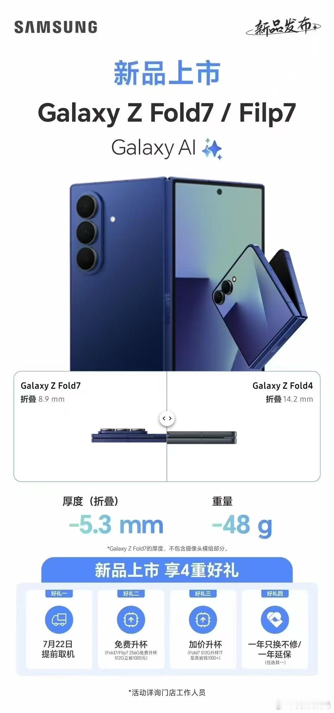 下个月折叠7代升杯免费活动继续[求饶]256和512还是同价[无聊] ​​​