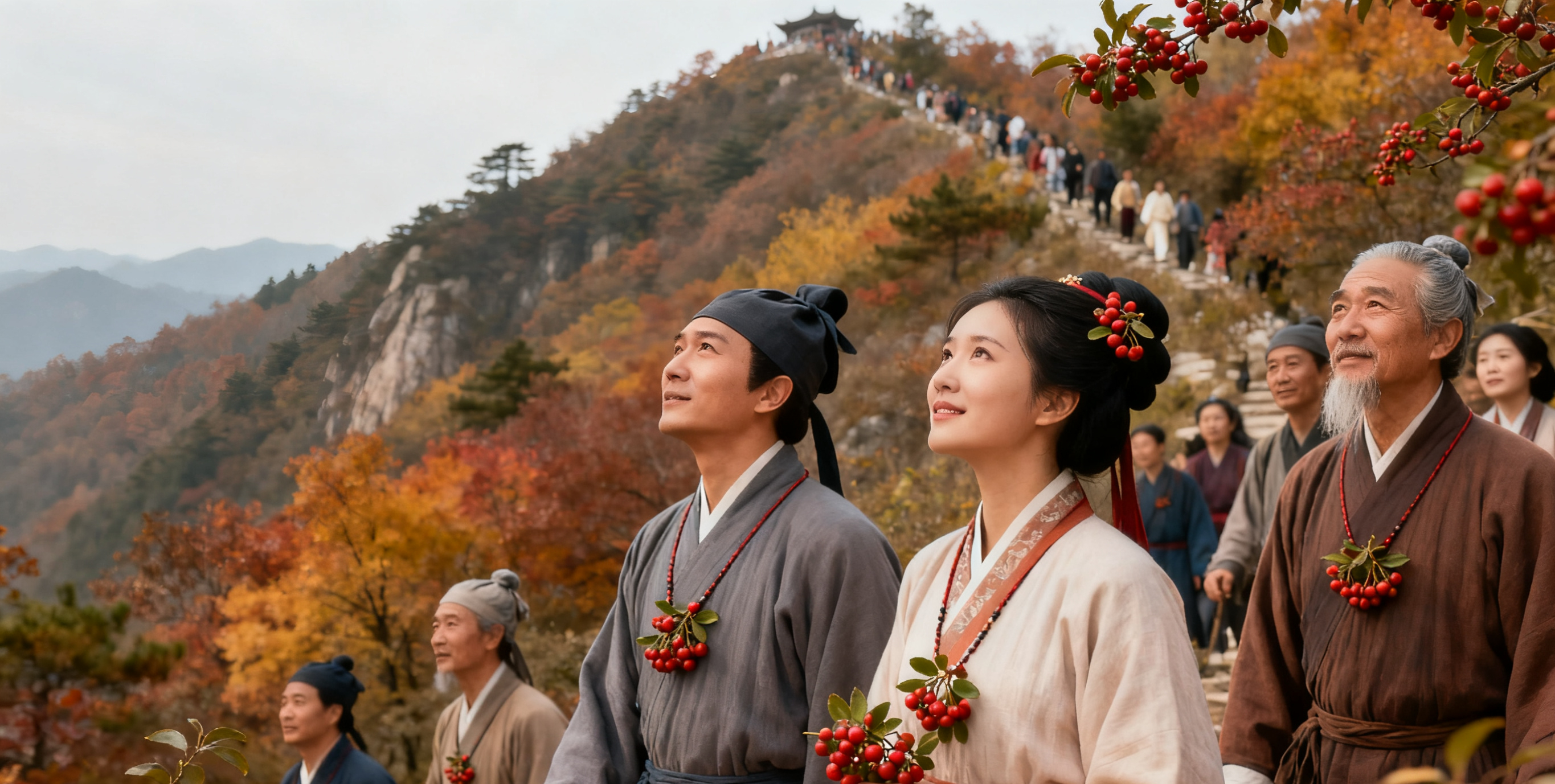 读到王维那句“遍插茱萸少一人”，原来那红果不只是诗意，更是养生宝藏。如今我也学着