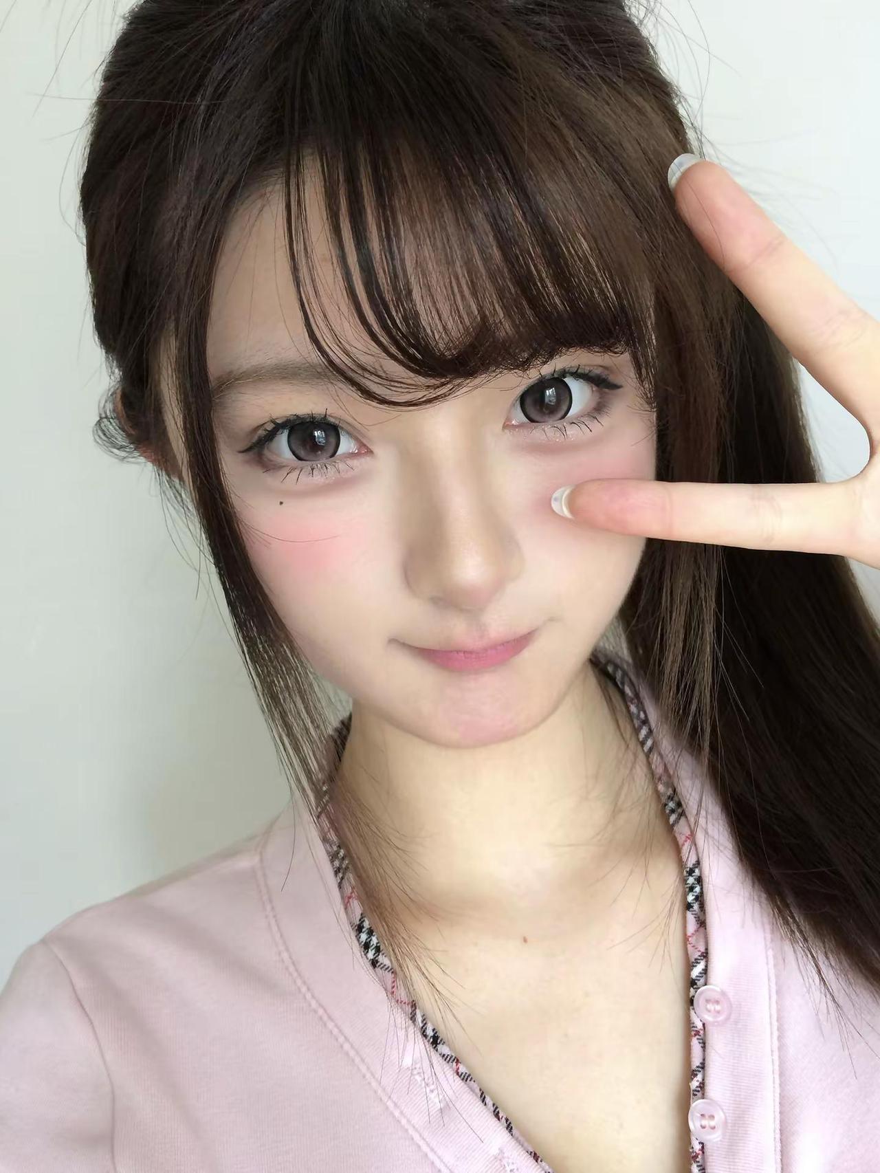 你好可爱 我想一直对你好甜妹