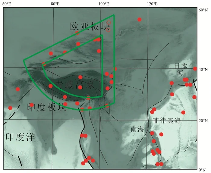 西藏、甘肃和宁夏地震的关联性分析（地理）