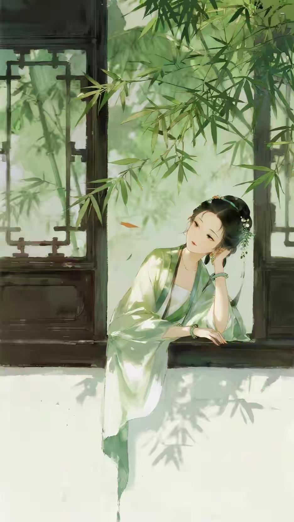 风吟，雨洒，岁月长，流年，浅渡，揽春光。一帘清梦醒，浮生尚未央。

君坐，岁月里