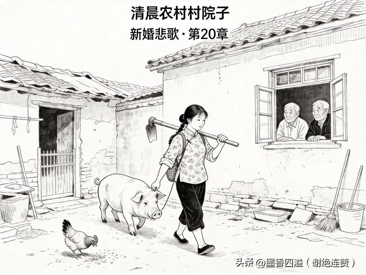 乡土小说：新婚悲歌（下卷）20


第20章：翠花一个人，种地、喂猪、伺候公婆
