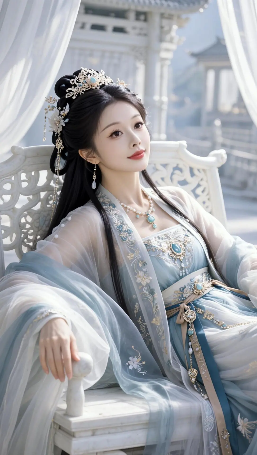 AI冷调古风写真 ai创作全新升级 国风的美感 古风女主写真 温婉汉服写真
