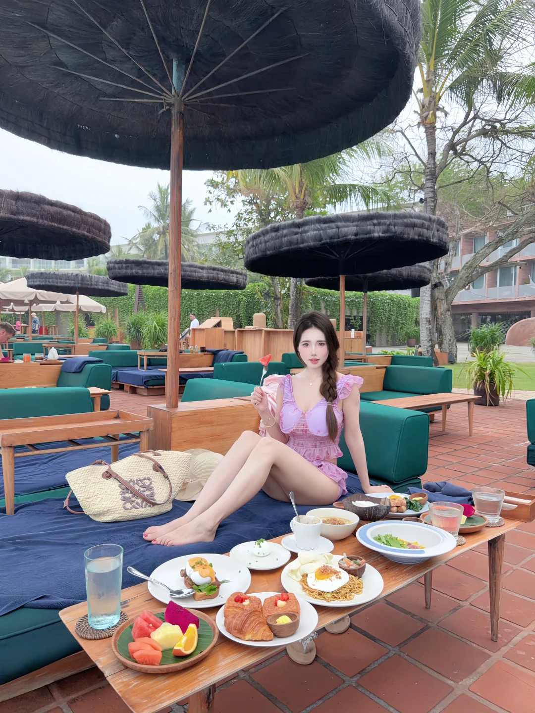 周末在热带吃早餐🍍