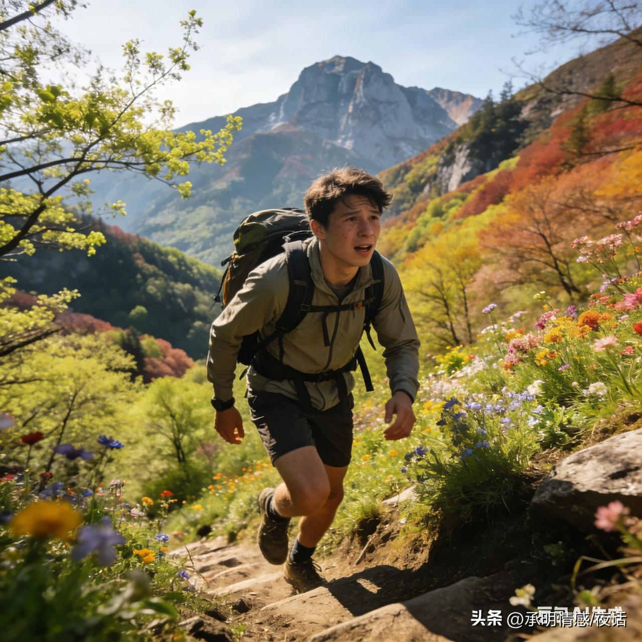 春日生活打卡季春天就是要去爬山呀！一步一步往上爬，累得气喘吁吁，但看到山顶的美景