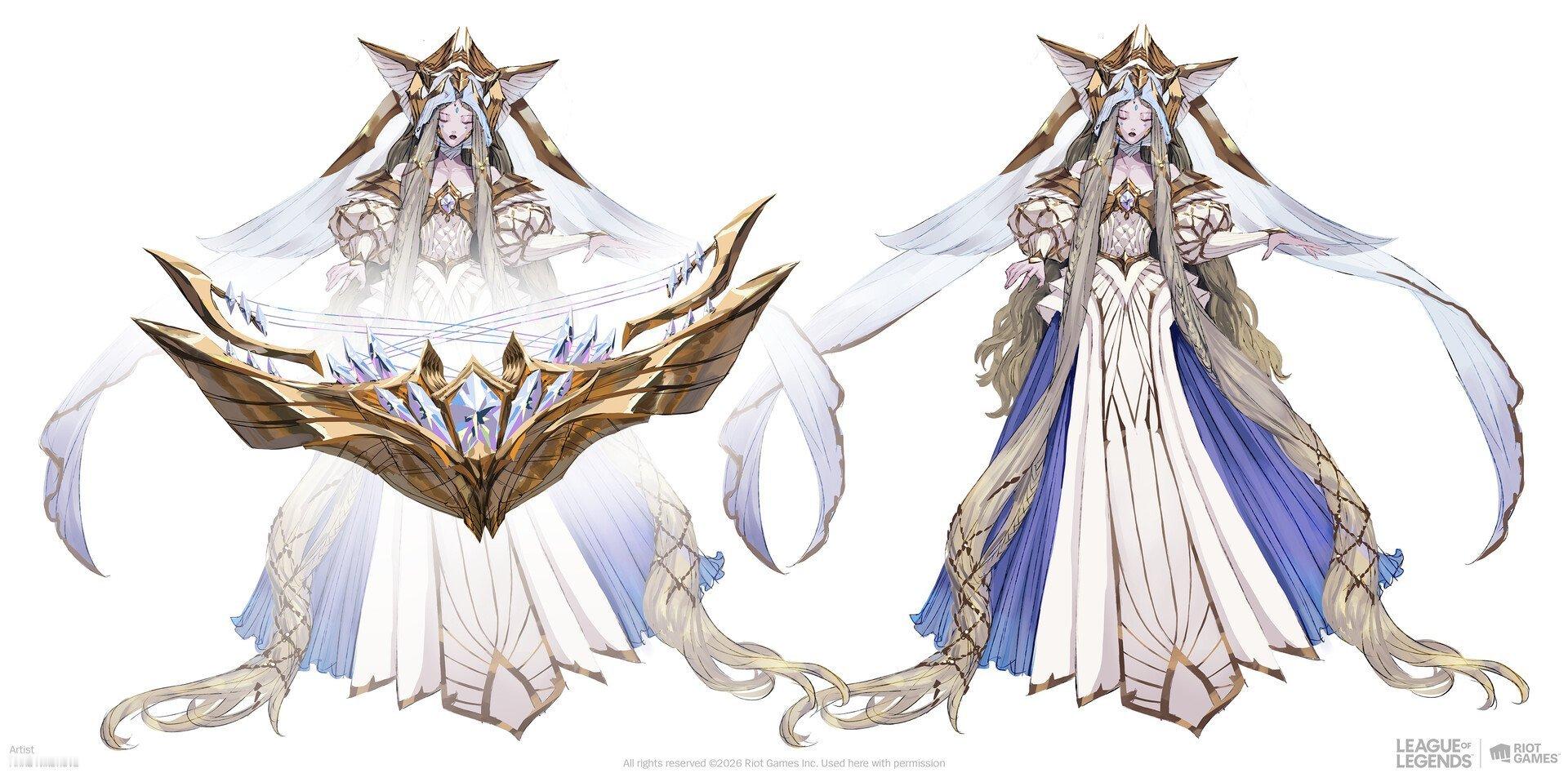 至臻 安魂曲 娑娜概念设计英雄联盟