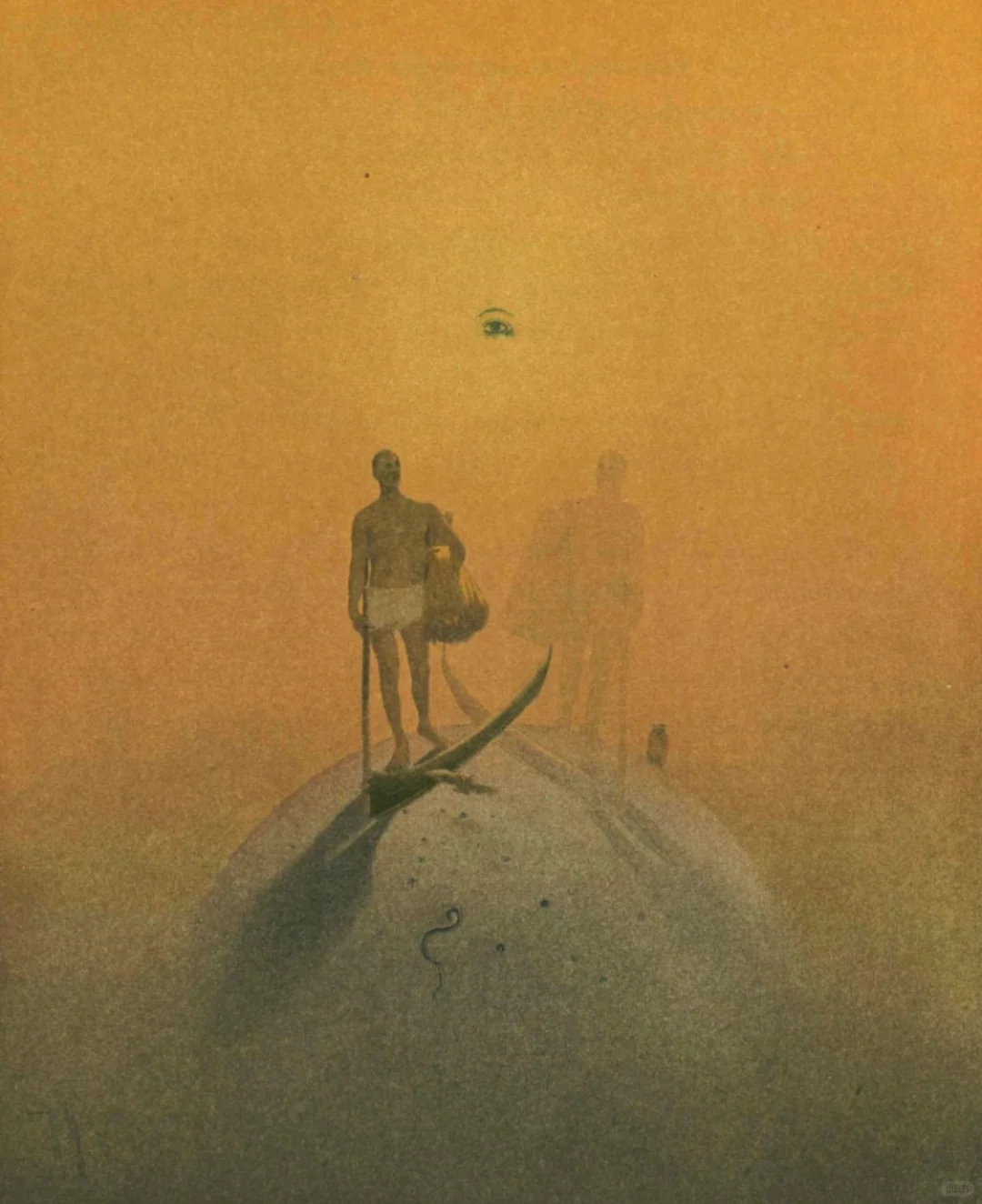 “在宇宙之光下，世界是不可见的”