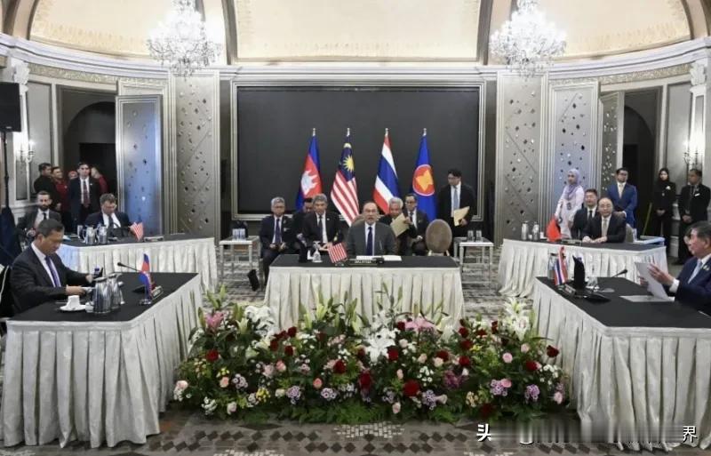 泰柬停火，美国总统跟着沾光了，这大概是他调解过的最成功的一次冲突了。这一届的美国