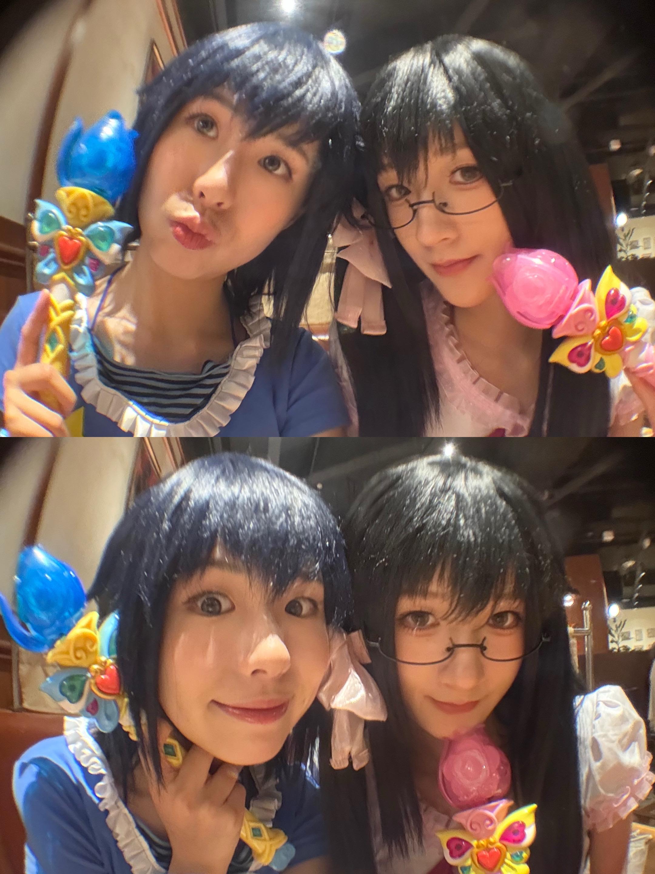 我是cos的我自己，TA们是cos角色。只不过我的真人跟那个美琪是10...