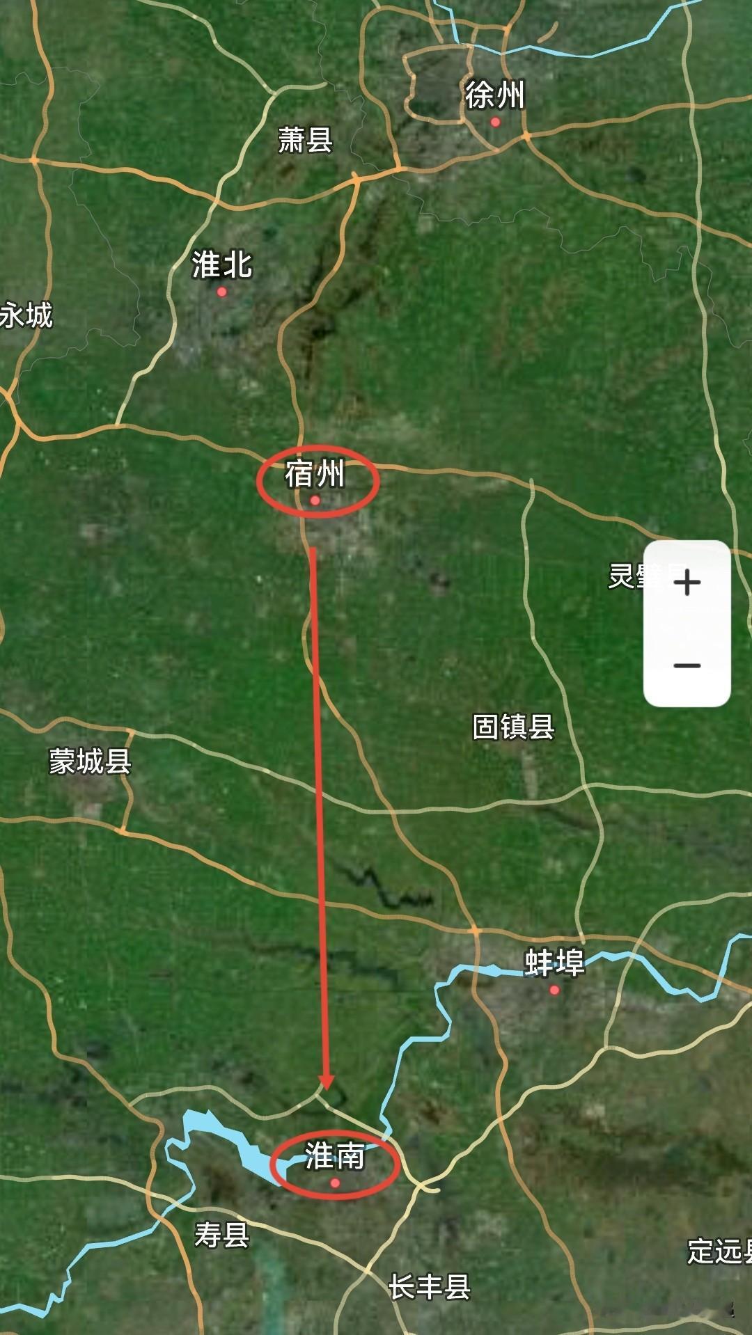 安徽，从宿州4到淮南2算那个什么吗？
宿州正从传统农业大市向长三角“云端”枢纽跨