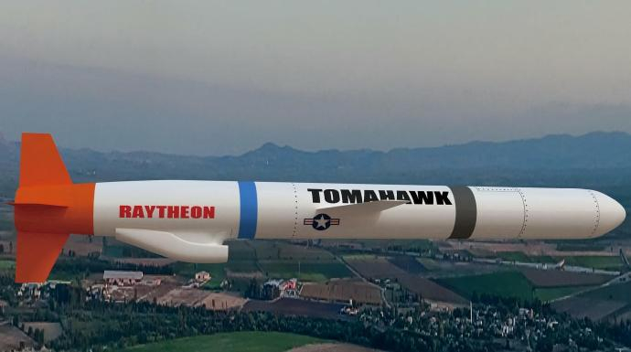 每天认识一件兵器 美国“战斧”巡航导弹“战斧”（Tomahawk）导弹是美国研制