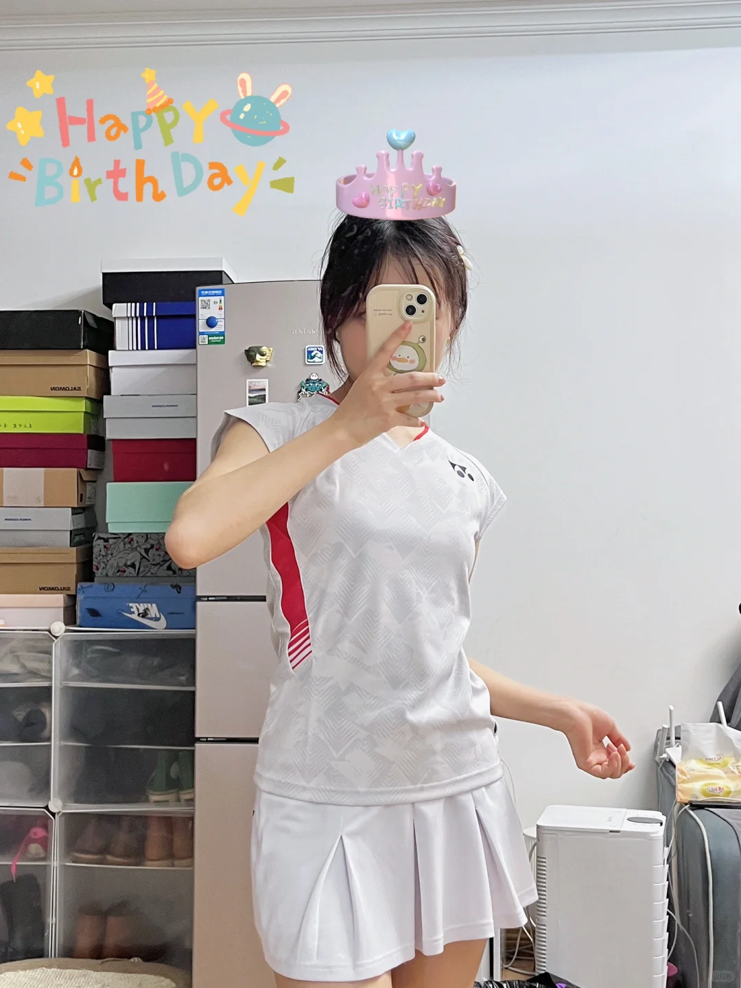 我的生日愿望是🏸️球技大涨！