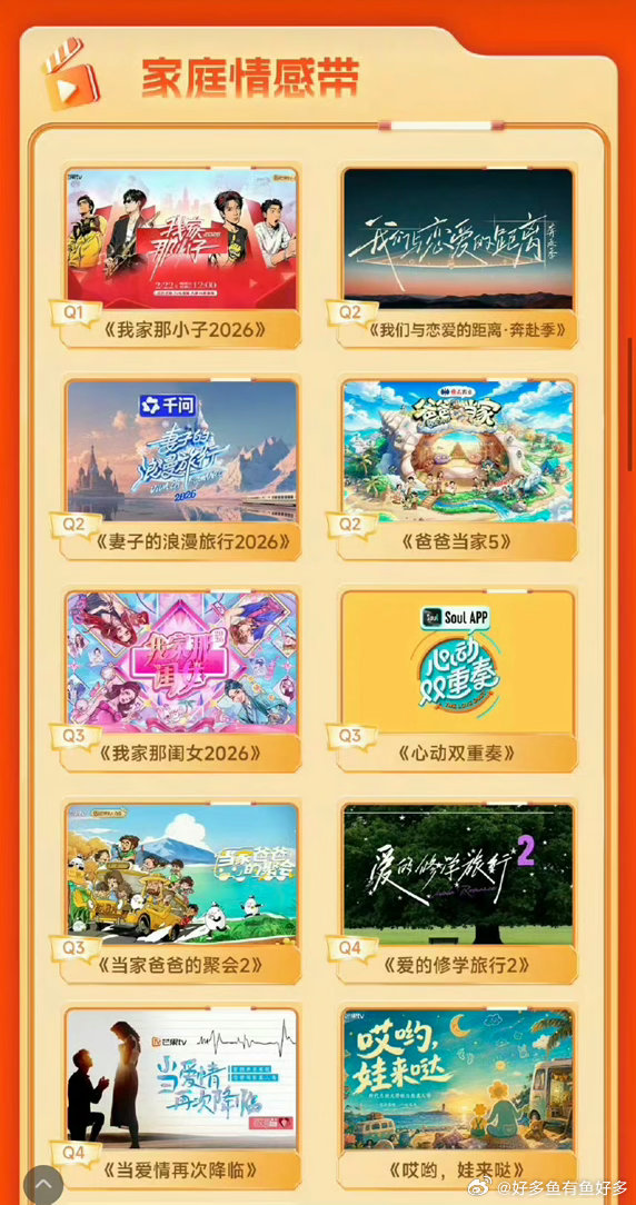 芒果2026全年有59部综艺播出 🎉海量综艺重磅来袭，经典IP升级上新，新鲜节